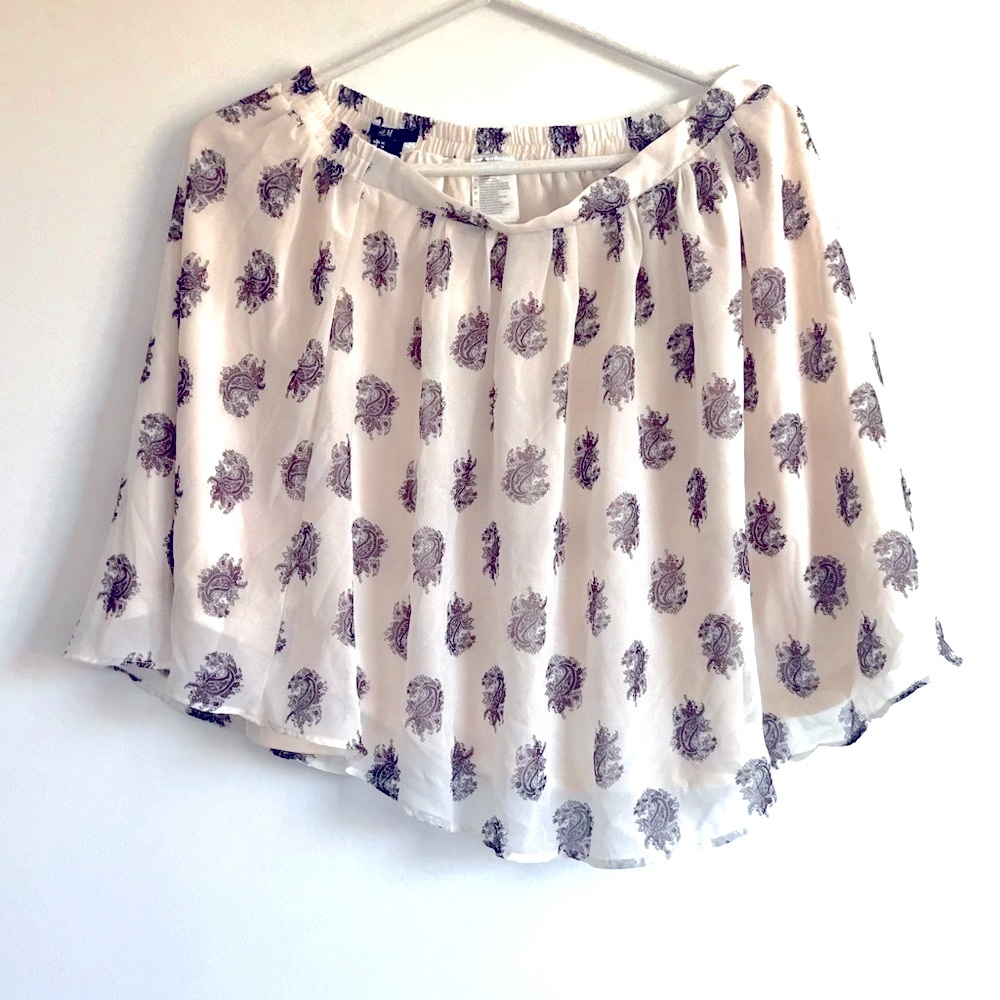 H&M Paisley Print Skirt - size M